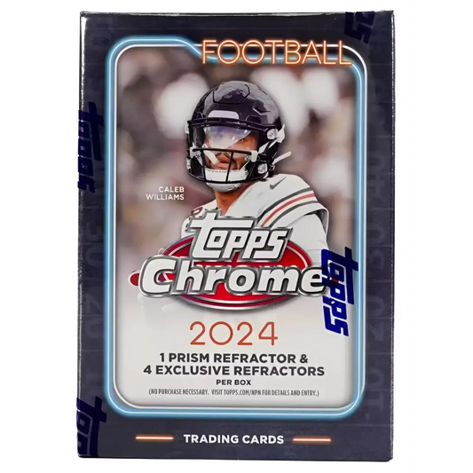 2024 Topps Chrome Football 7-Pack Blaster Box
