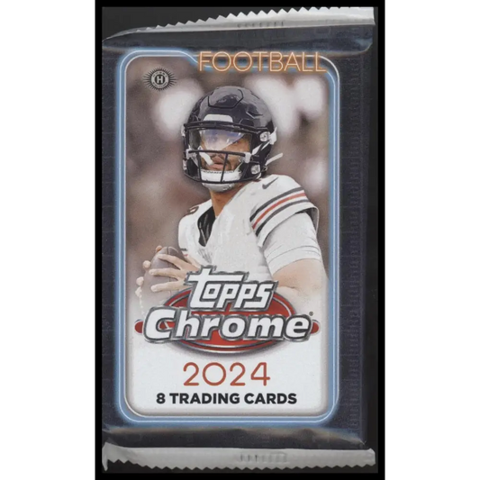 2024 Topps Chrome Football Hobby Box - Single Pack