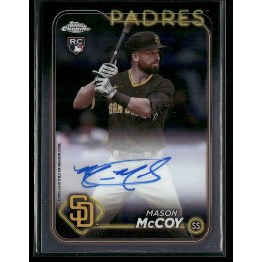 2024 Topps Chrome #RA-MCC Mason McCoy Rookie Autographs