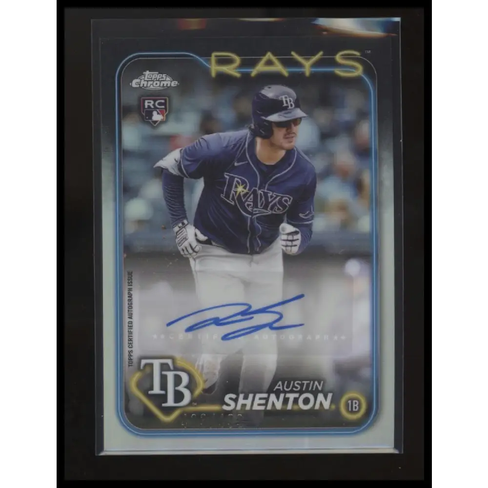 2024 Topps Chrome Update #AC-ASH Austin Shenton Autographs Refractors #/499