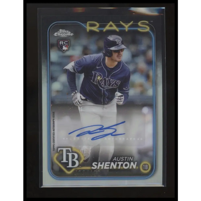 2024 Topps Chrome Update #AC-ASH Austin Shenton Autographs Refractors #/499
