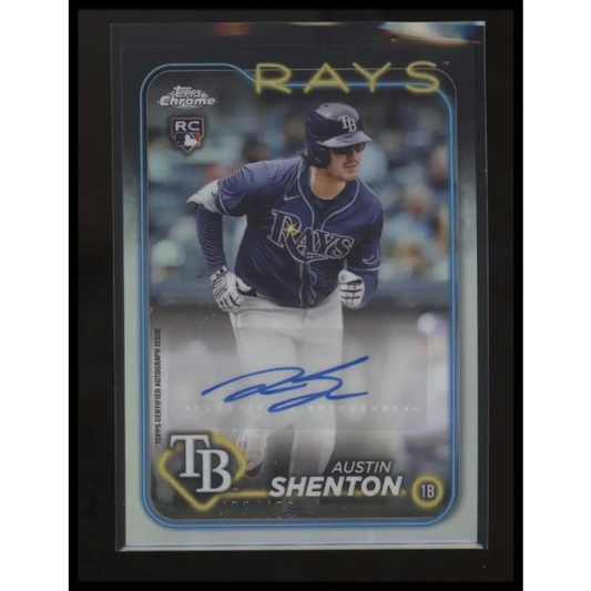 2024 Topps Chrome Update #AC-ASH Austin Shenton Autographs Refractors #/499