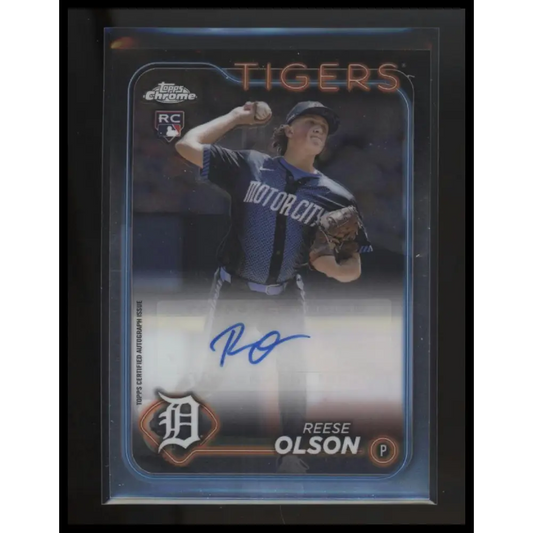 2024 Topps Chrome Update #AC-REES Reese Olson Autographs