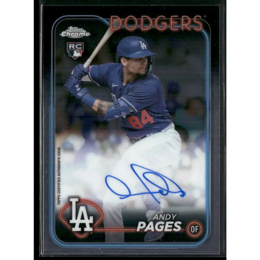 2024 Topps Chrome Update #RA-AP Andy Pages Autographs