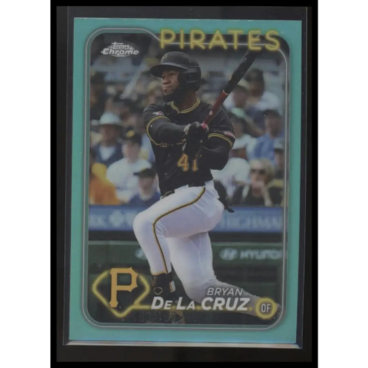 2024 Topps Chrome Update #USC126 Bryan De La Cruz Aqua Refractors #/199