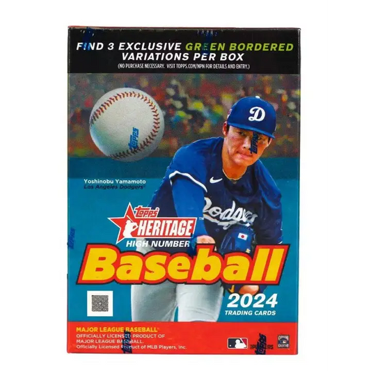 2024 Topps Heritage High Number Baseball 8-Pack Blaster Box