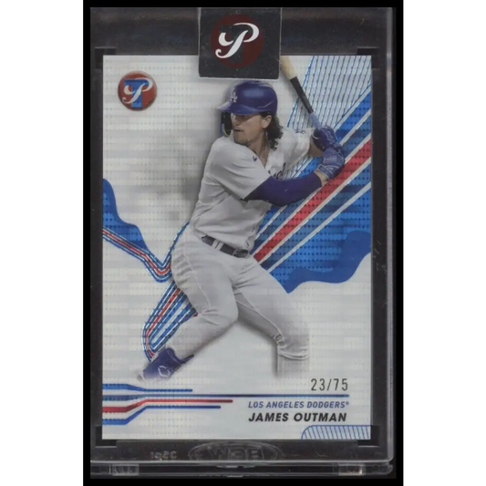 2024 Topps Pristine #158 James Outman Pristine Blue Refractors #/75