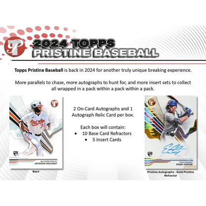 2024 Topps Pristine Baseball Hobby Box