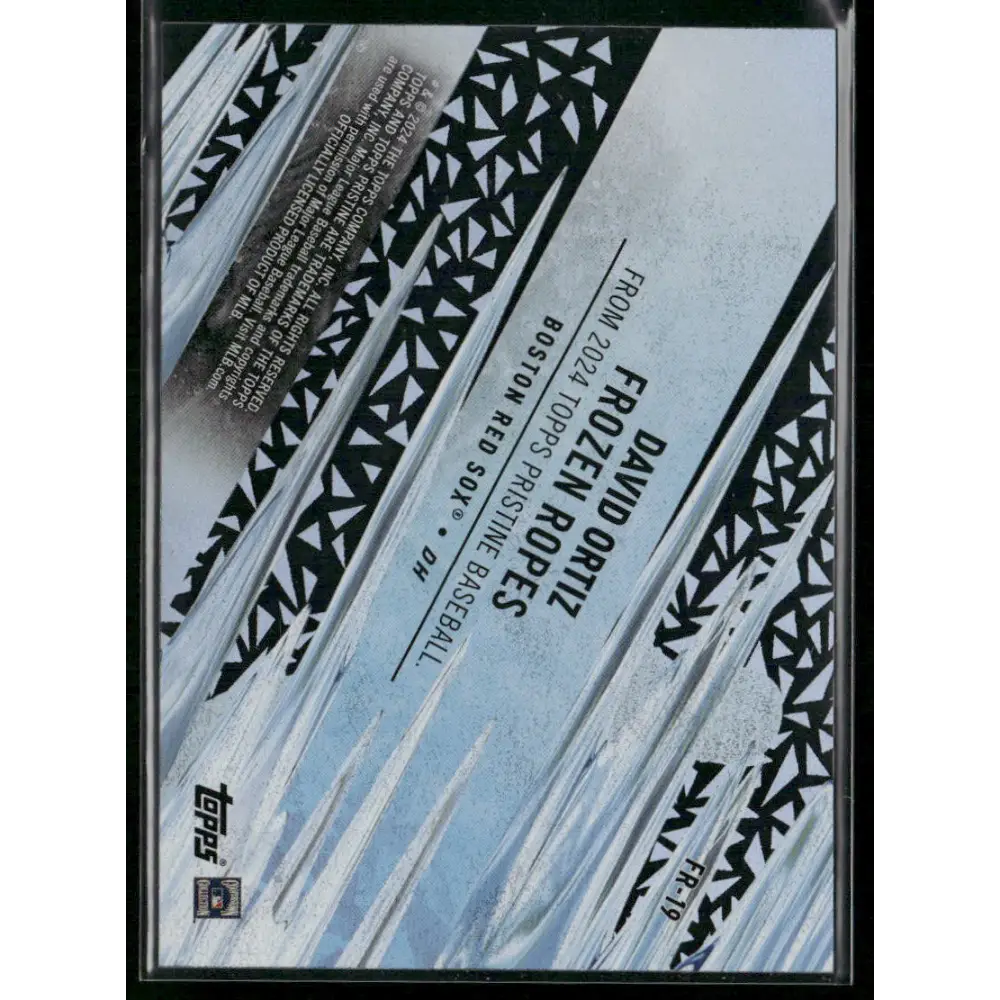 2024 Topps Pristine #FR-19 David Ortiz Frozen Ropes