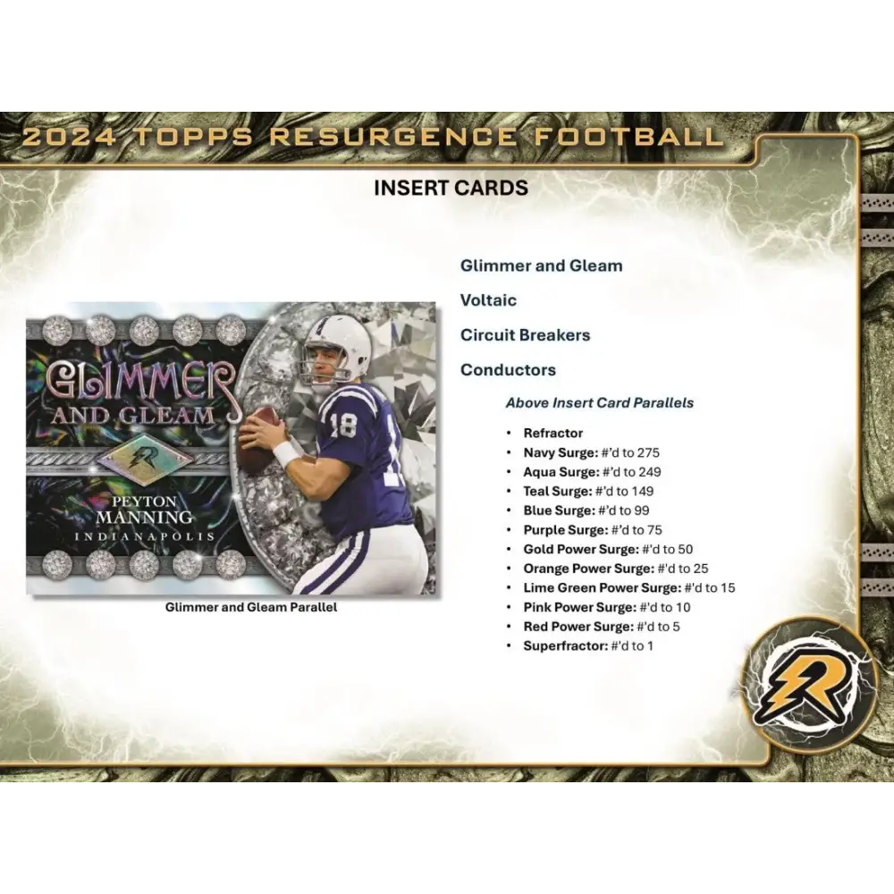 2024 Topps Resurgence Football 8-Pack Blaster Box