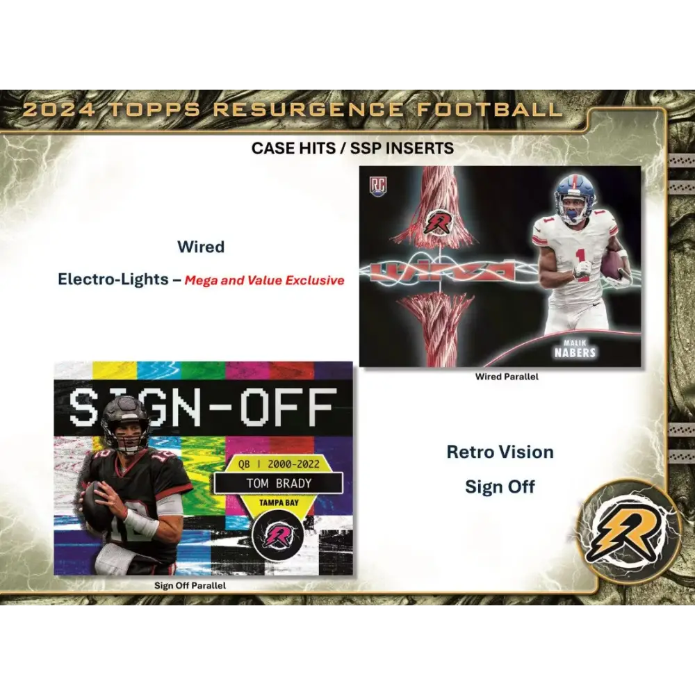 2024 Topps Resurgence Football 8-Pack Blaster Box