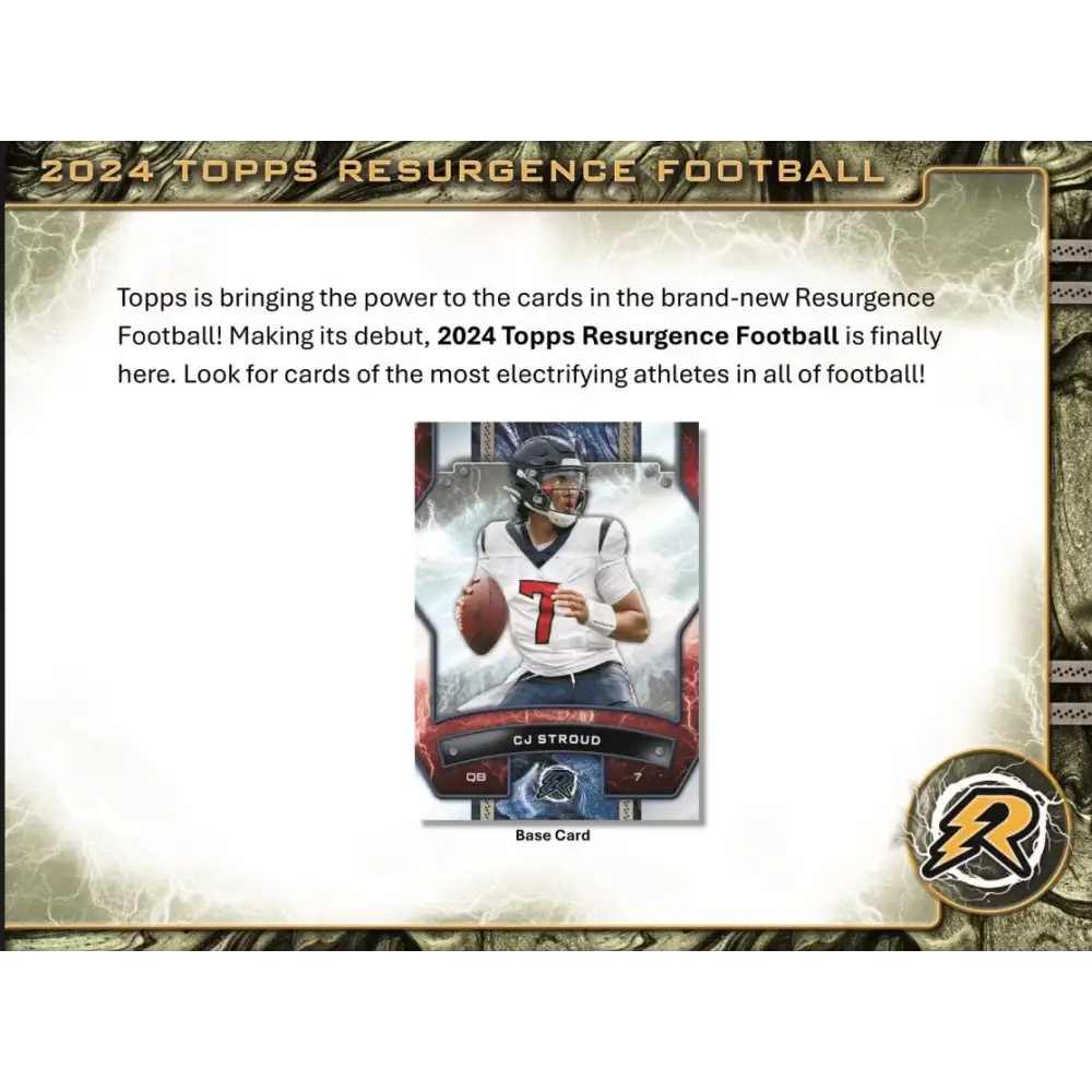 2024 Topps Resurgence Football 8-Pack Blaster Box