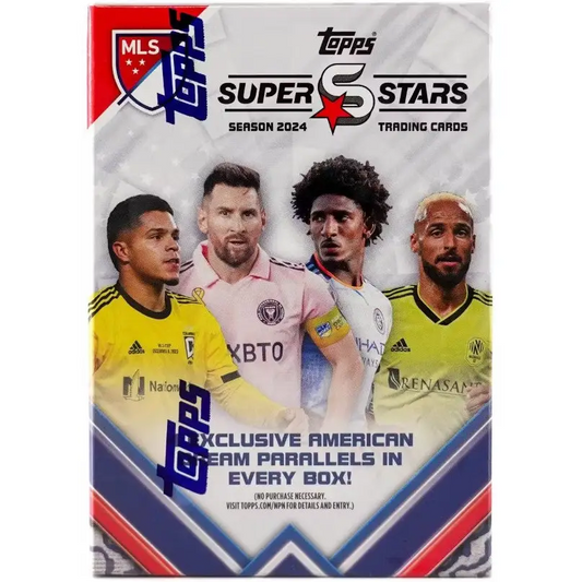 2024 Topps Superstars MLS Major League Soccer 9-Pack Blaster Box