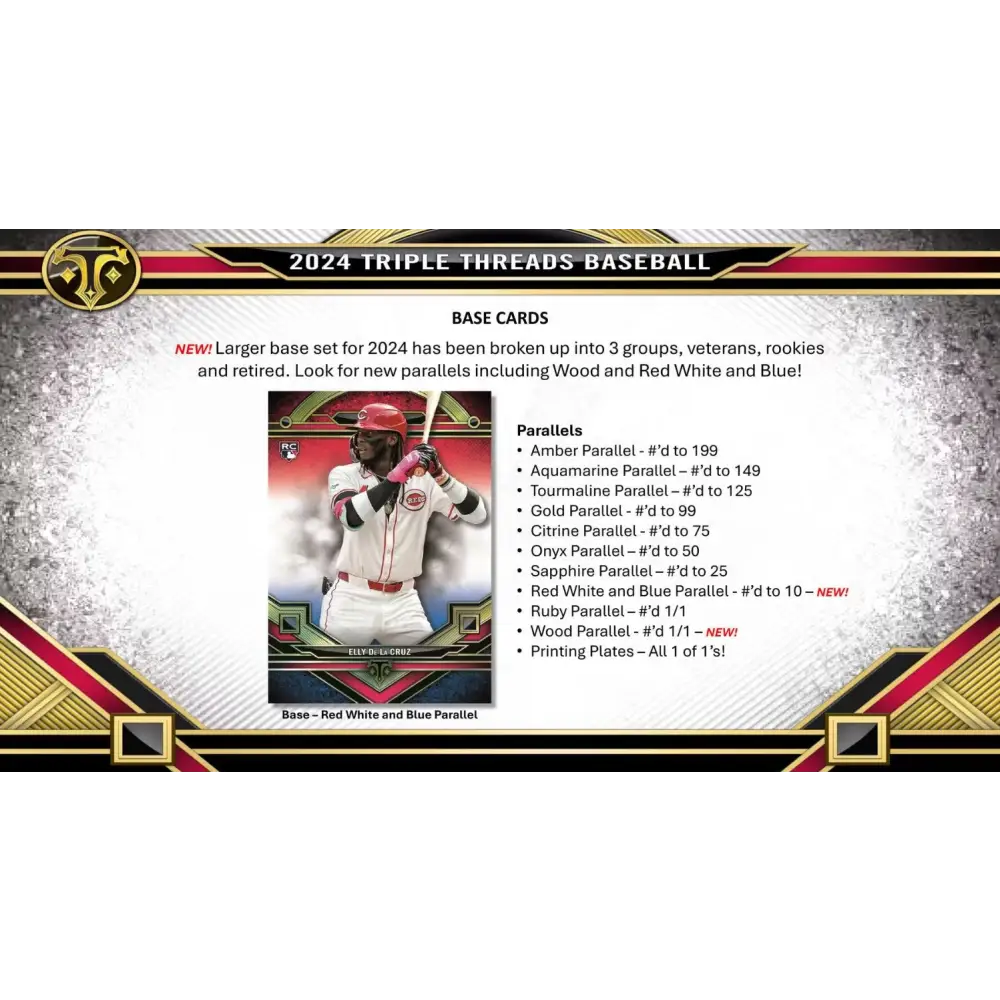 2024 Topps Triple Threads Baseball Hobby Box