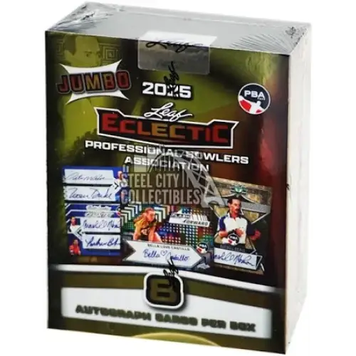2025 Leaf Eclectic PBA Factory Sealed Jumbo Hobby Box