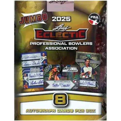 2025 Leaf Eclectic PBA Factory Sealed Jumbo Hobby Box