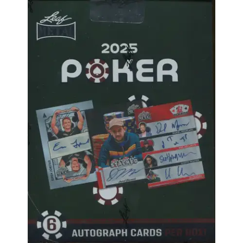 2025 Leaf Metal Poker Hobby Box