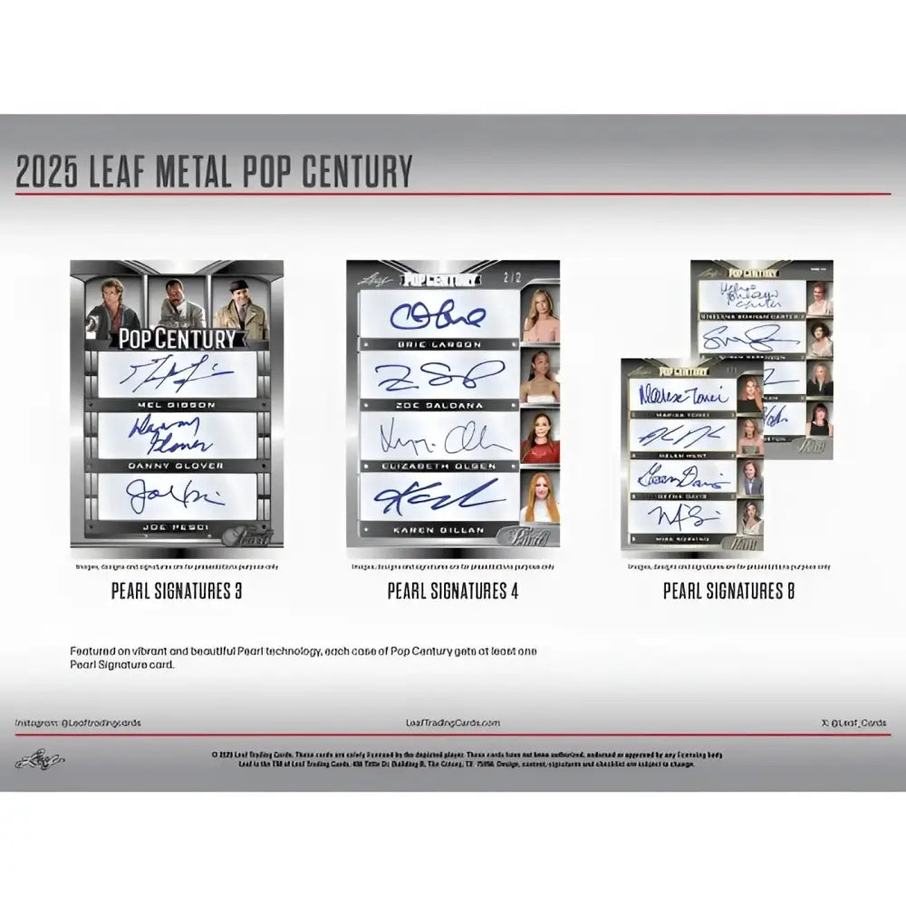 2025 Leaf Metal Pop Century Box