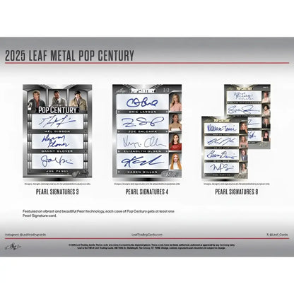 2025 Leaf Metal Pop Century Box