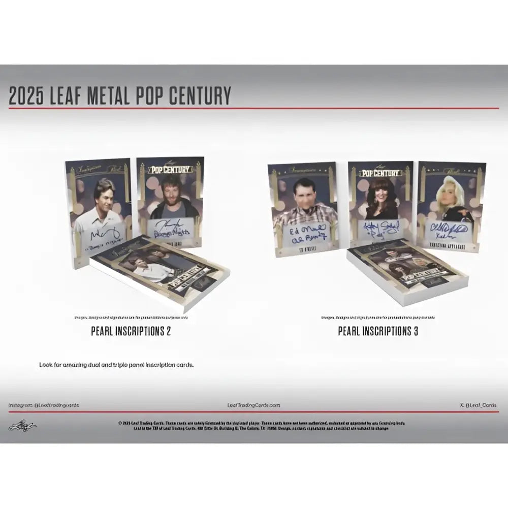 2025 Leaf Metal Pop Century Box