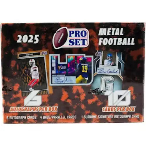 2025 Leaf Pro Set Metal Football Hobby Box