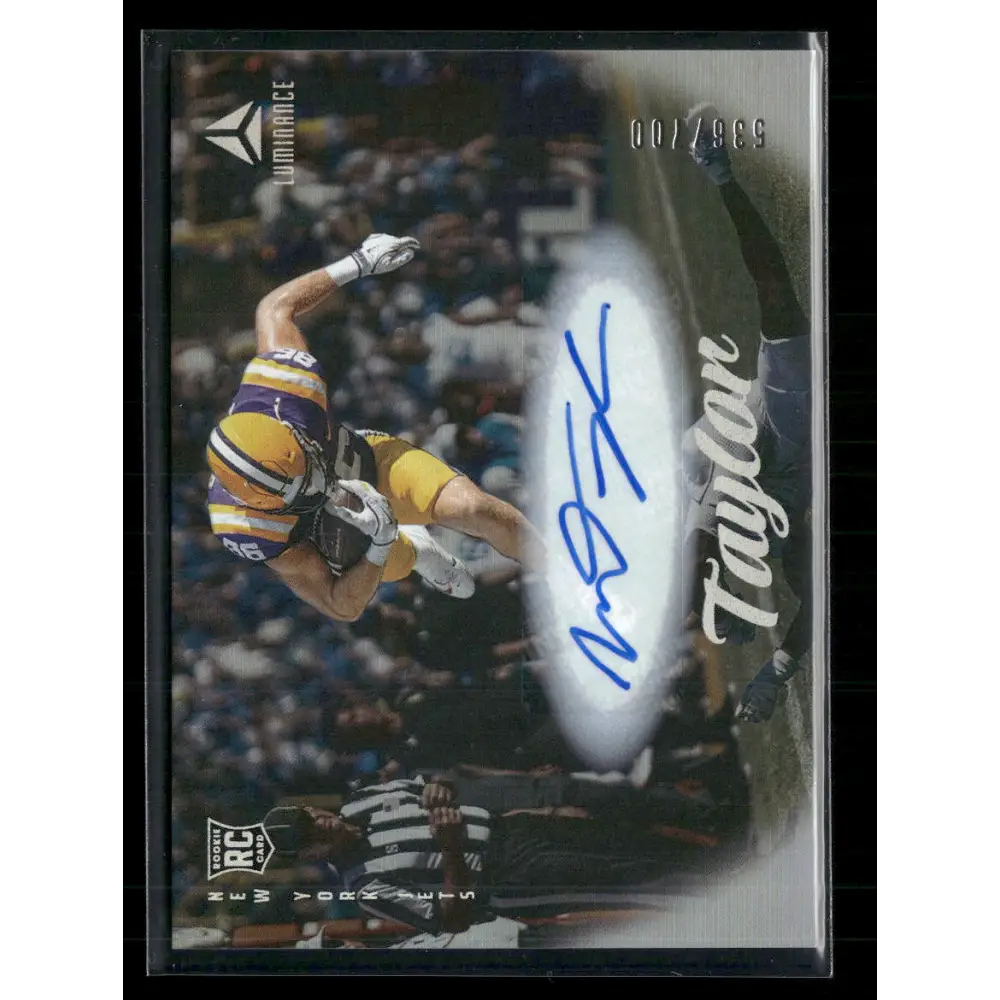 2025 Panini Luminance Mason Taylor Rookie Silver Foil Auto 642/700 - Autograph - Trading Card
