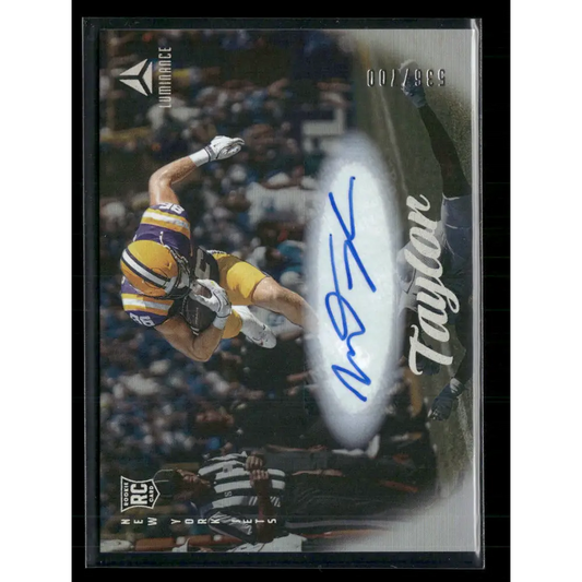 2025 Panini Luminance Mason Taylor Rookie Silver Foil Auto 642/700 - Autograph - Trading Card