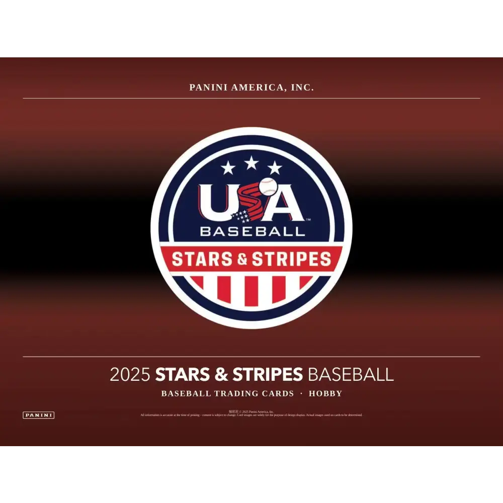 2025 Panini USA Stars & Stripes Baseball Hobby Box