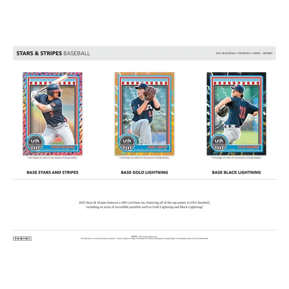 2025 Panini USA Stars & Stripes Baseball Hobby Box