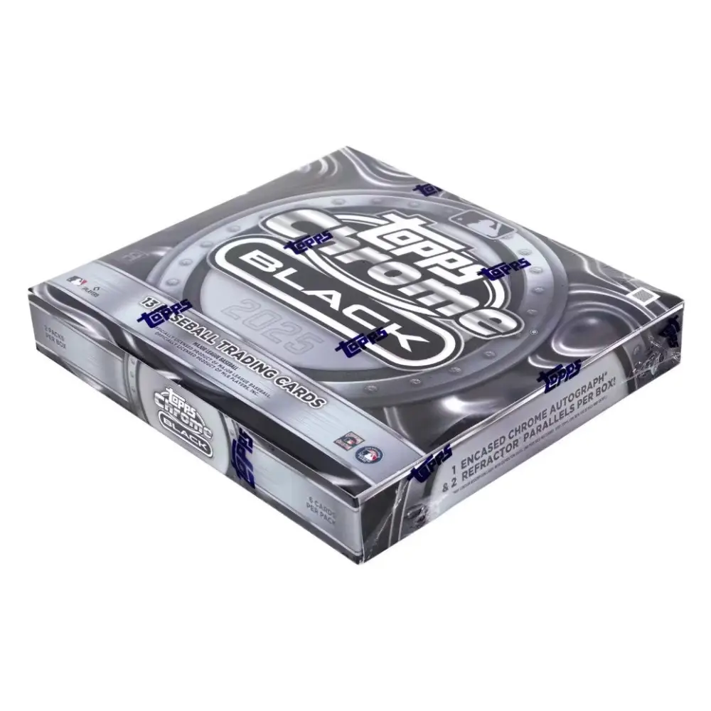 2025 Topps Chrome Black Baseball Hobby Box