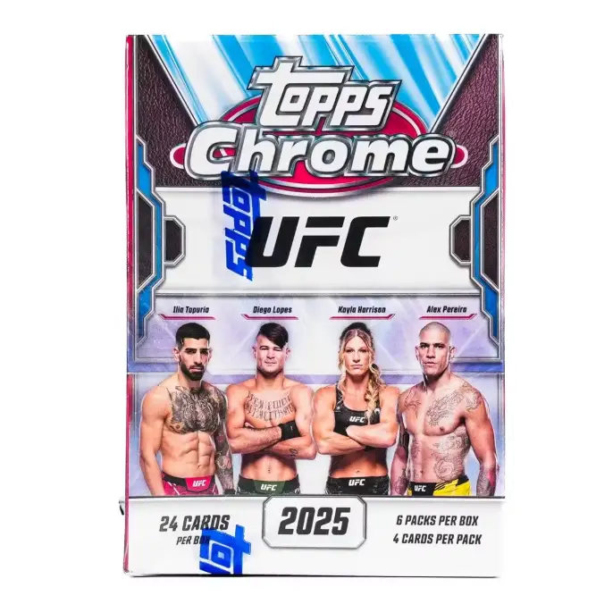 2025 Topps Chrome UFC 6-Pack Blaster Box