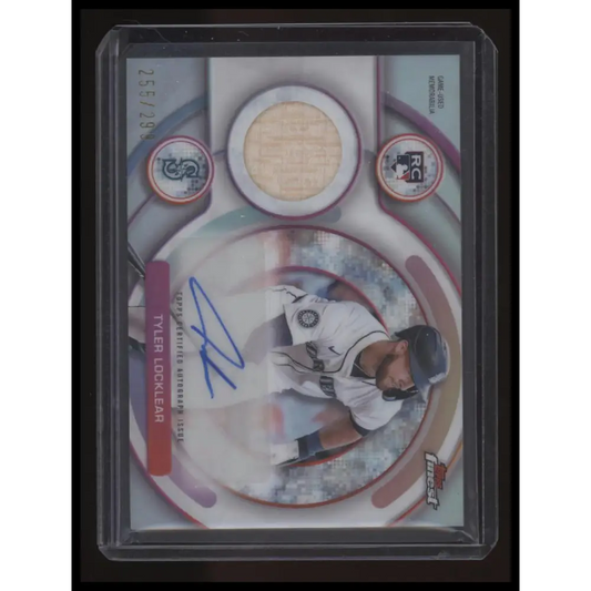 2025 Topps Finest Tyler Locklear RC #RAJR-TL ROOKIE AUTOGRAPH RELIC /299 - Trading Card