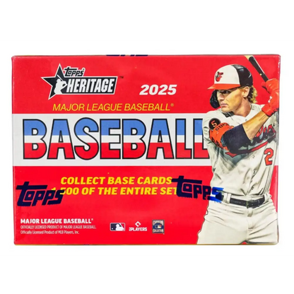 2025 Topps Heritage Baseball 8-Pack Blaster Box