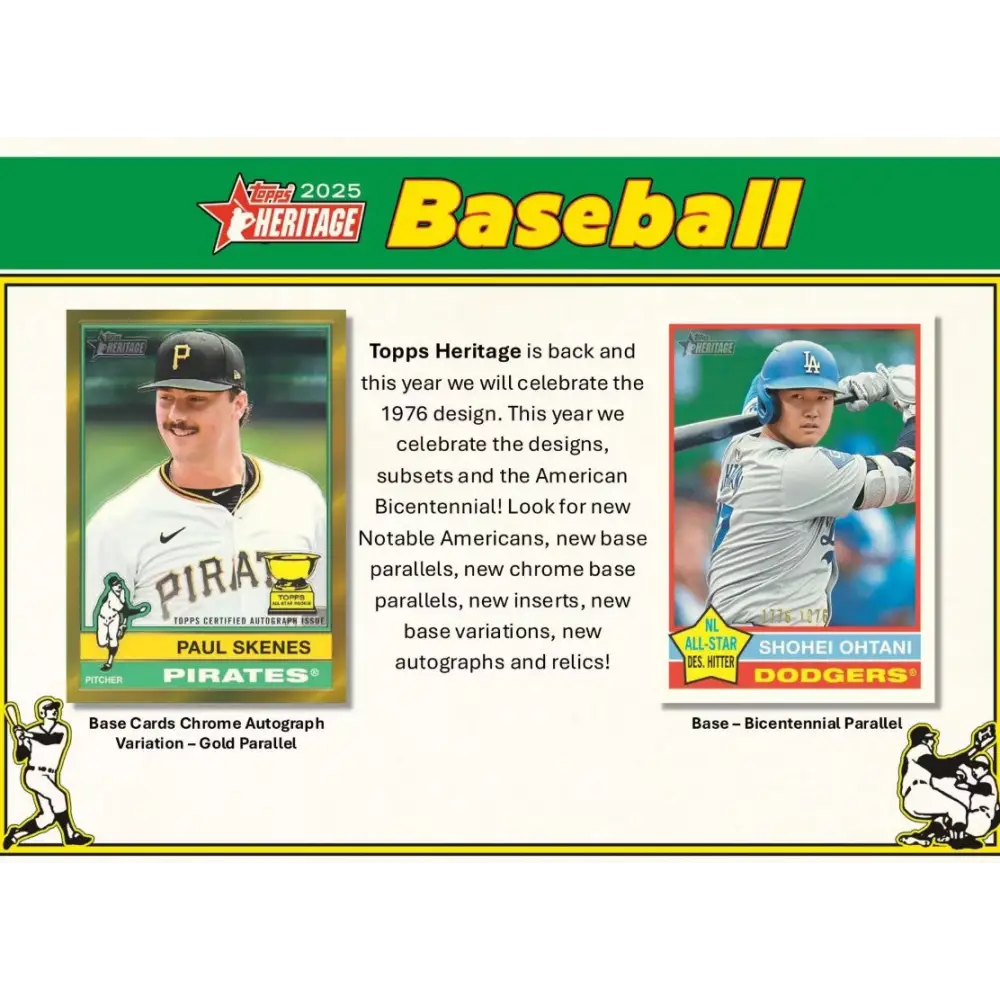 2025 Topps Heritage Baseball Hobby Box