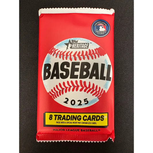 2025 Topps Heritage Baseball SINGLE PACK