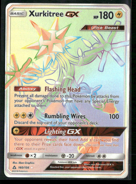 Xurkitree GX (Secret Rare) SM - Ultra Prism 160/156
