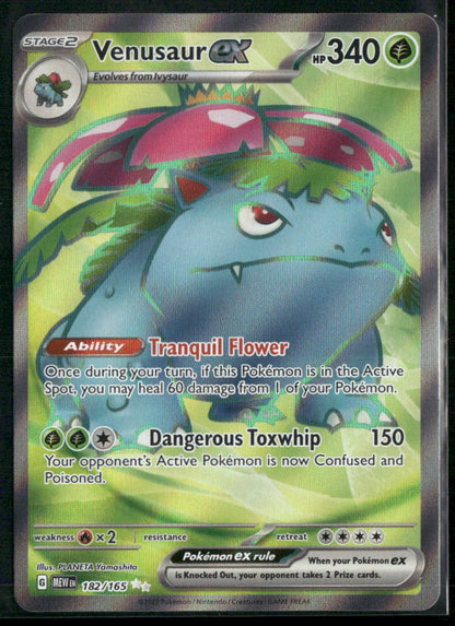 Venusaur ex SV: Scarlet & Violet 151 #182/165