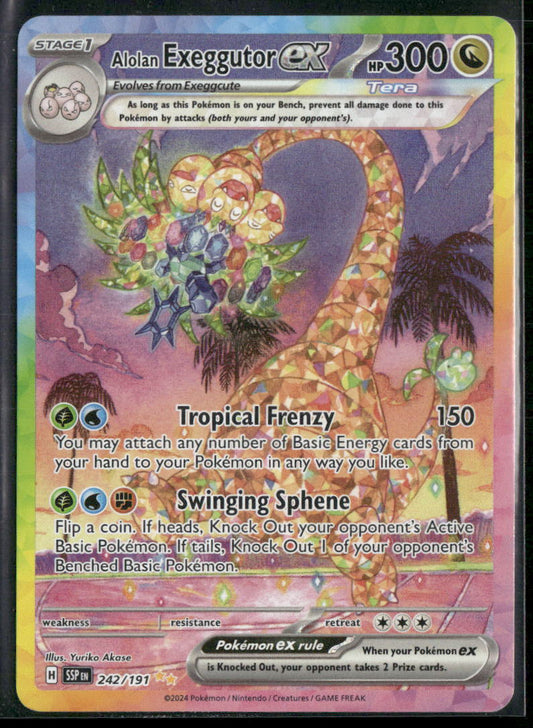 Alolan Exeggutor ex SV08: Surging Sparks #242/191