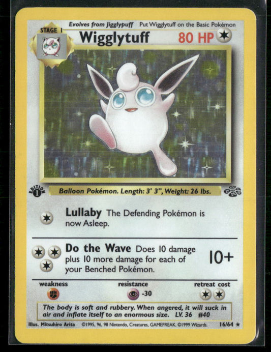 Wigglytuff (16) Jungle #16/64 - 1st Edition