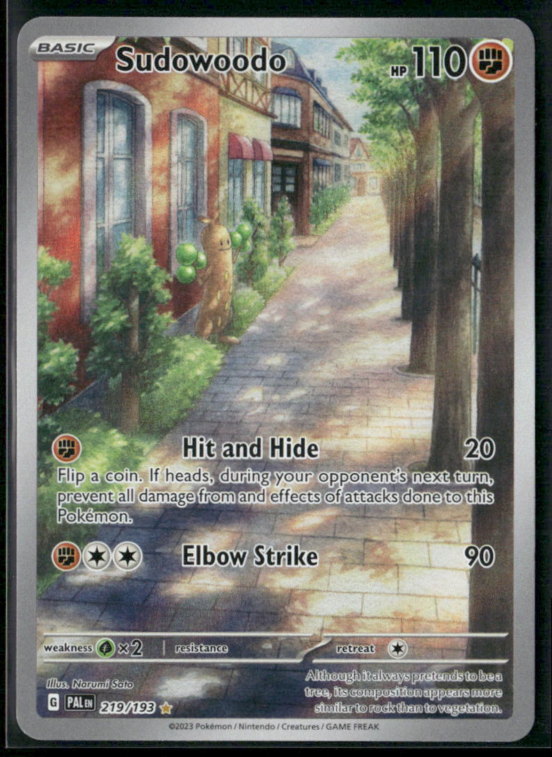 Sudowoodo SV02: Paldea Evolved #219/193