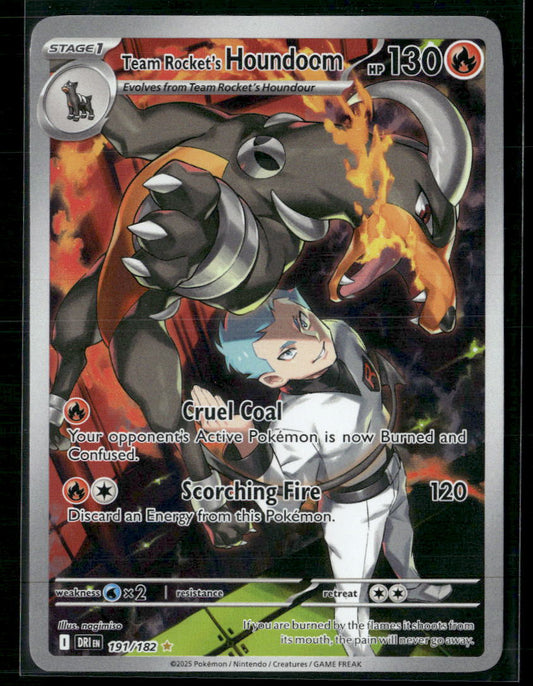 Team Rocket's Houndoom SV10: Destined Rivals #191/182