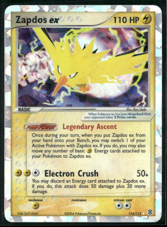 Zapdos ex FireRed & LeafGreen #116/112