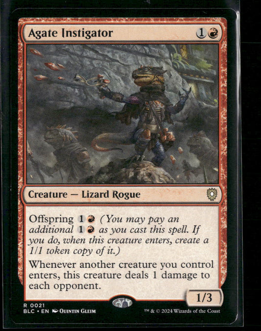Agate Instigator Commander: Bloomburrow #21