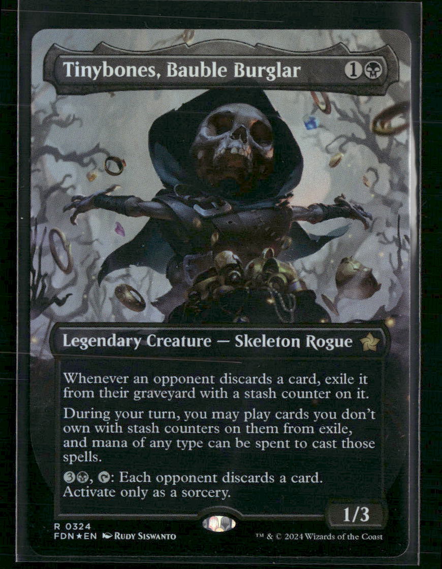 Tinybones, Bauble Burglar (Borderless) Foundations #324 Foil