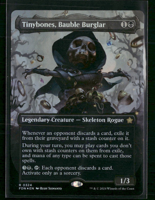 Tinybones, Bauble Burglar (Borderless) Foundations #324 Foil