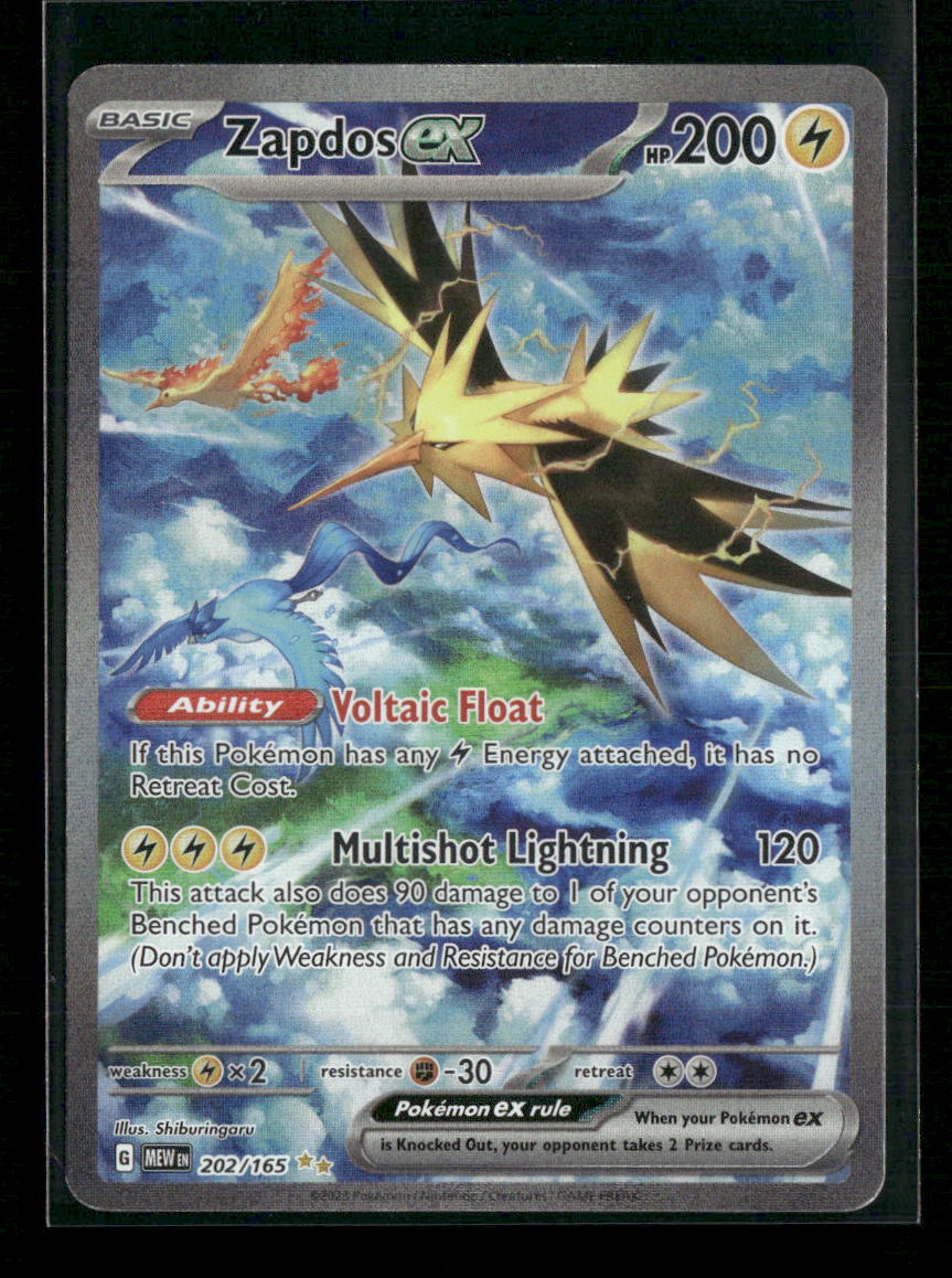 Zapdos ex SV: Scarlet & Violet 151 #202/165