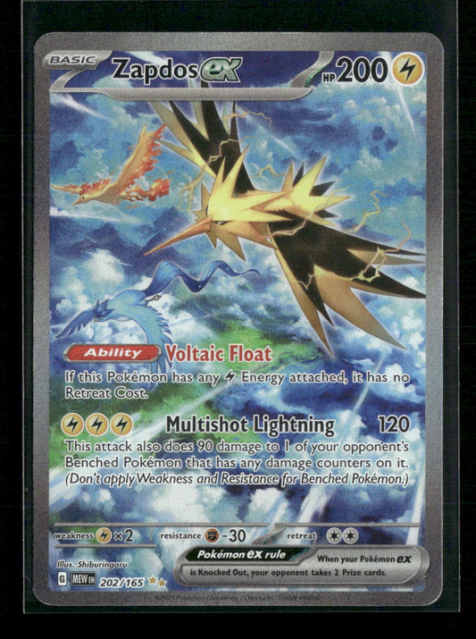 Zapdos ex SV: Scarlet & Violet 151 #202/165