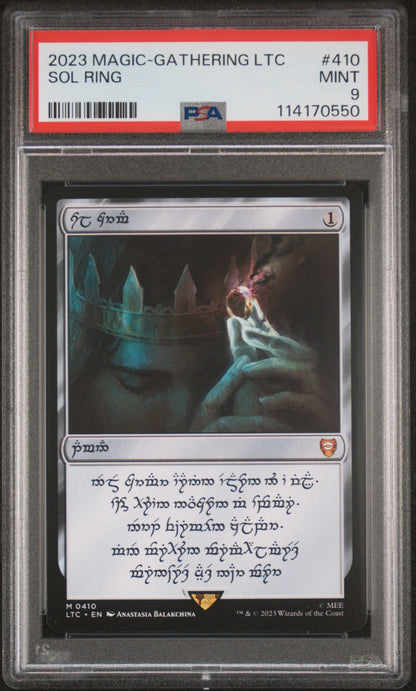 Sol Ring 2023 Magic The Gathering Tales Of Middle-Earth Commander #410 PSA 9