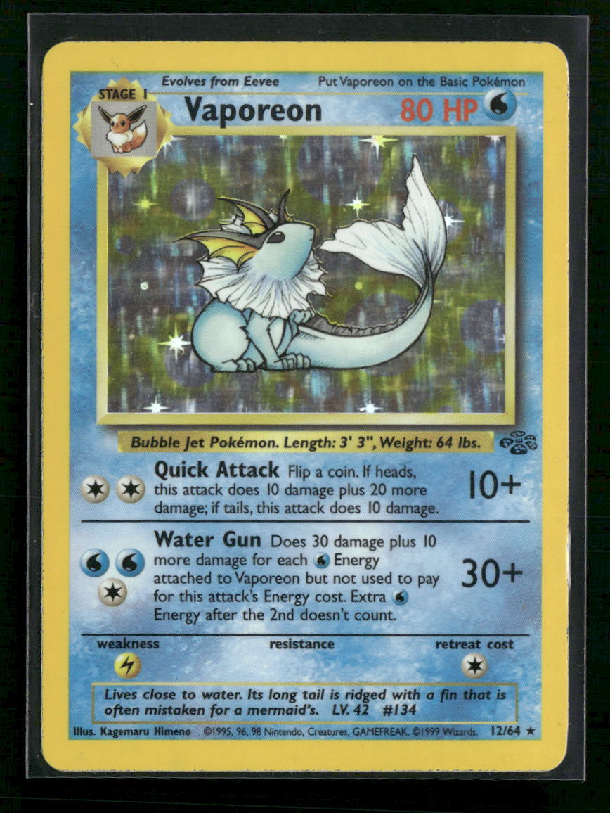 Vaporeon (12) Jungle #12/64