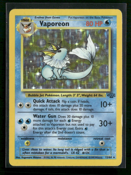 Vaporeon (12) Jungle #12/64